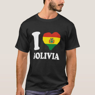Camiseta Bandera de Bolivia Orgullo Boliviano Amo Bolivia B