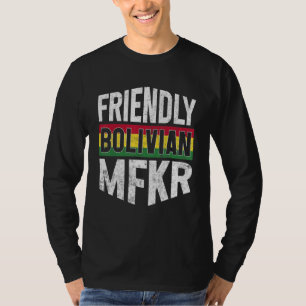 Camiseta Bandera de Bolivia Orgullosos Bolivianos Hombres y