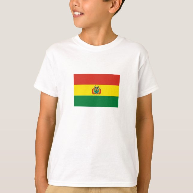 Camiseta Bandera de Bolivia Patriótica (Anverso)
