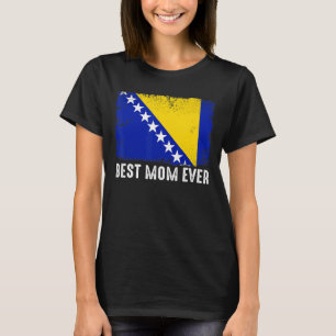 Camiseta Bandera de Bosnia Herzegovina Mejor Familia De Mam