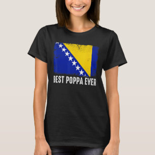 Camiseta Bandera de Bosnia Herzegovina Mejor Familia De Pop