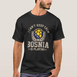 Camiseta Bandera de Bosnia Orgullosos Hombres bosnios