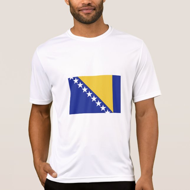 Camiseta Bandera de Bosnia y Herzegovina (Anverso)
