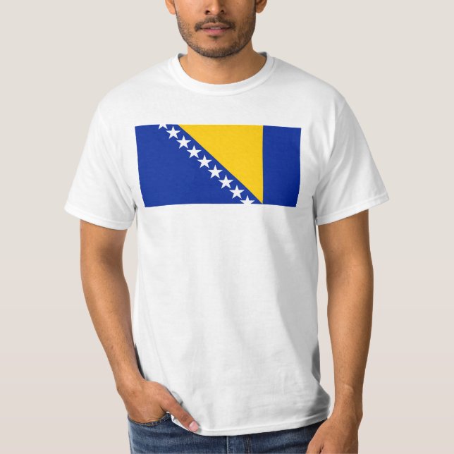 Camiseta Bandera de Bosnia y Herzegovina (Anverso)