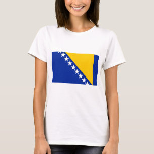 Camiseta Bandera de Bosnia y Herzegovina Estampado Total