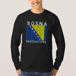 Camiseta Bandera de Bosnia y Herzegovina Usada Buscar Para