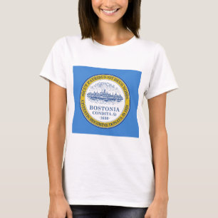 Camiseta Bandera de Boston (Massachusetts)