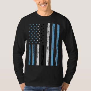 Camiseta Bandera de Botsuana América EE. UU. Está en mi ADN