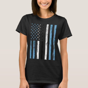 Camiseta Bandera de Botsuana América EE. UU. Está en mi ADN