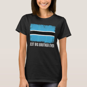 Camiseta Bandera de Botsuana angustiada Mejor Gran Hermano