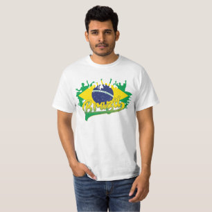 Camiseta Bandera de Brasil