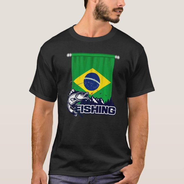 Camiseta Bandera De Brasil (Anverso)