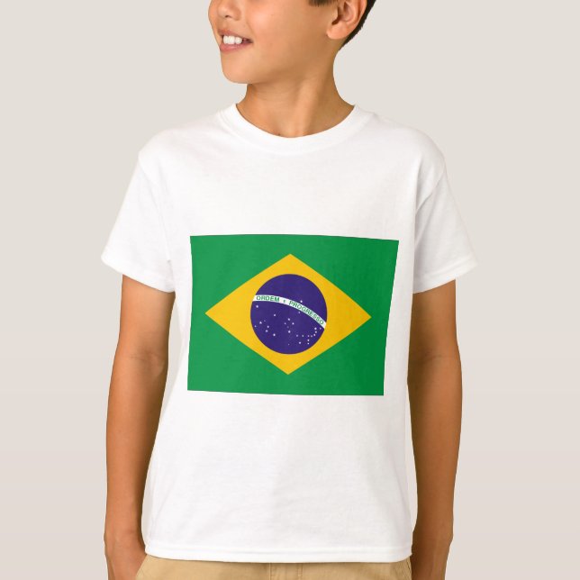 Camiseta Bandera de Brasil (Anverso)