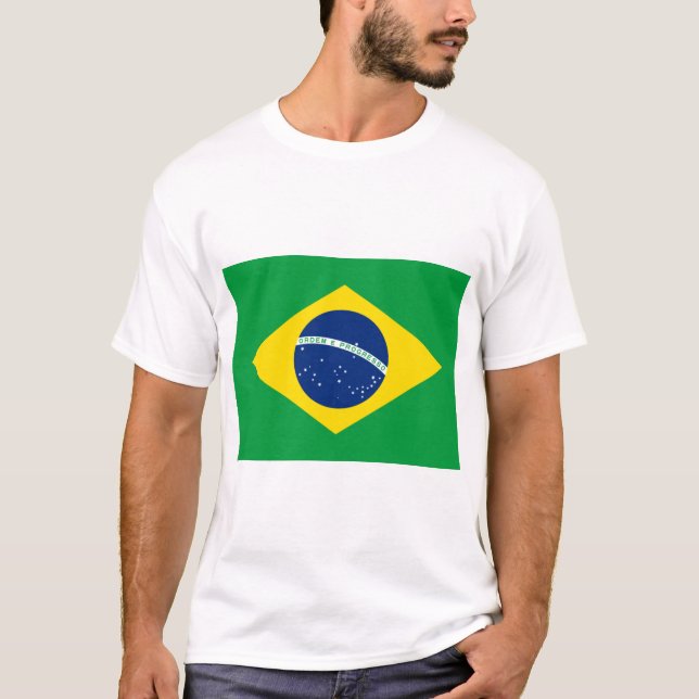 Camiseta Bandera de Brasil (Anverso)