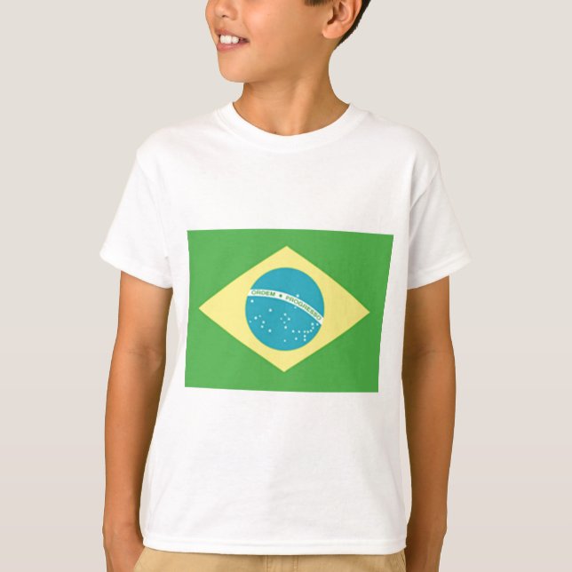 Camiseta Bandera de Brasil (Anverso)