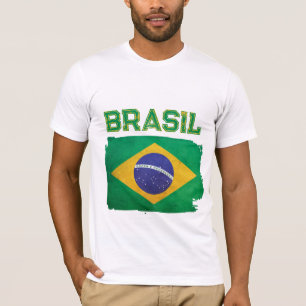Camiseta Bandera de Brasil