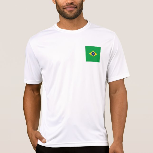 Camiseta Bandera de Brasil (Anverso)
