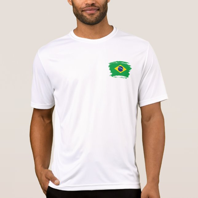Camiseta Bandera de Brasil (Anverso)
