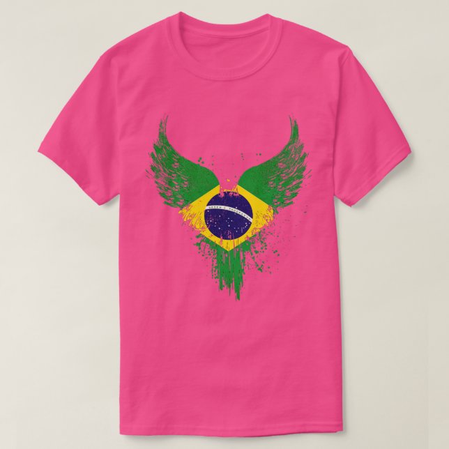 Camiseta Bandera de Brasil (Diseño del anverso)