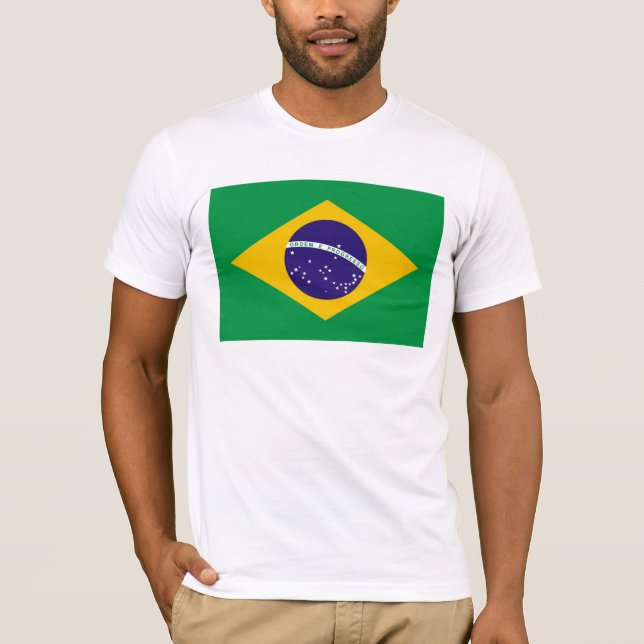 Camiseta Bandera de Brasil (Anverso)