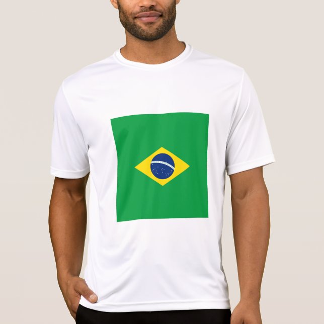 Camiseta Bandera de Brasil (Anverso)