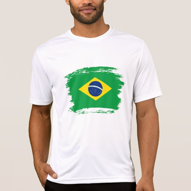 Camiseta Bandera de Brasil (Anverso)