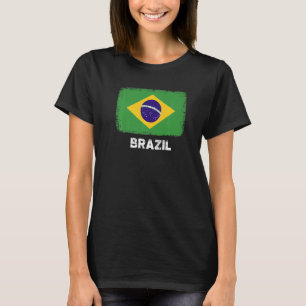 Camiseta Bandera de Brasil apoya a mujeres brasileñas