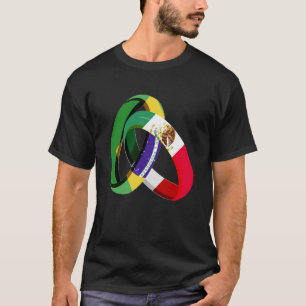 Camiseta Bandera de Brasil Boda matrimonial de canto crecie