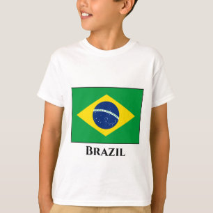 Camiseta Bandera de Brasil (brasileño)
