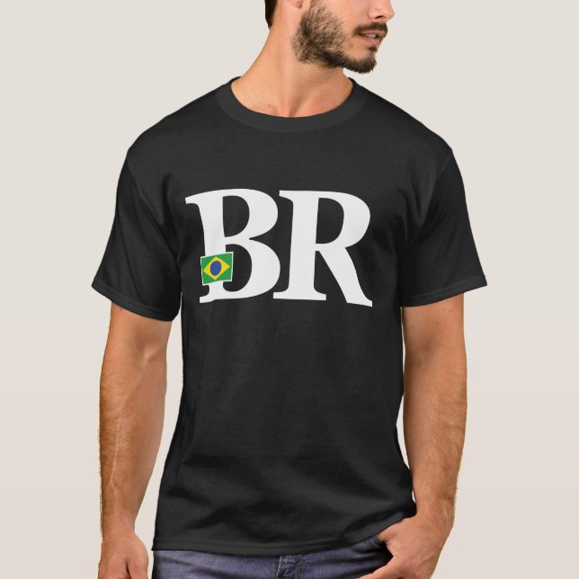 Camiseta Bandera de Brasil e iniciativas por país (Anverso)