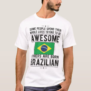 Camiseta Bandera de Brasil Patrimonio de Brasil Rodajes de 