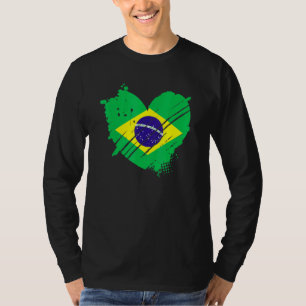 Camiseta Bandera De Brasil Que Me Encanta Es En Mi Adn Para