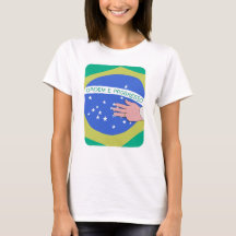 Bandera de Brasil y Mano de Lula - Brasileño Patri