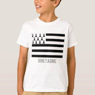Camiseta Bandera de Bretaña con nombre
