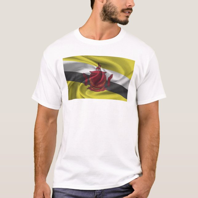 Camiseta Bandera De Brunei (Anverso)