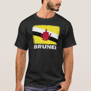 Camiseta Bandera de Brunéi apoya a las mujeres bruneanas