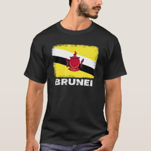 Camiseta Bandera de Brunéi apoya a las mujeres bruneanas