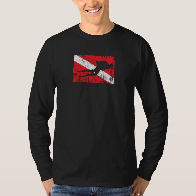 Camiseta Bandera de buceo (Anverso)