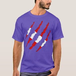 Camiseta Bandera de buceo arrancada Bandera de buceo rota S