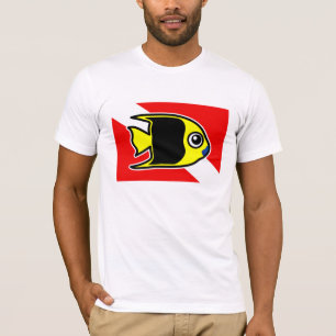 Camiseta Bandera de buceo de belleza rock Personalizado