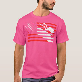Camiseta Bandera de Buceo de Buceo de Caza de Buceo Diverti