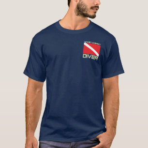 Camiseta Bandera de buceo de la costa oeste