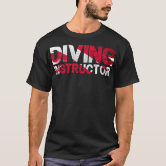 Camiseta Bandera de buceo del instructor de buceo