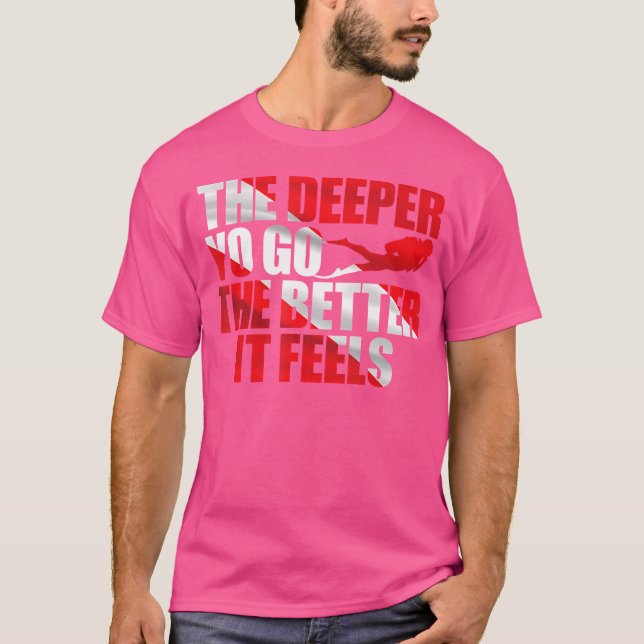 Camiseta Bandera de buceo Scuba (Anverso)