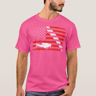 Camiseta Bandera de buceo Scuba Buceando Bandera Americana
