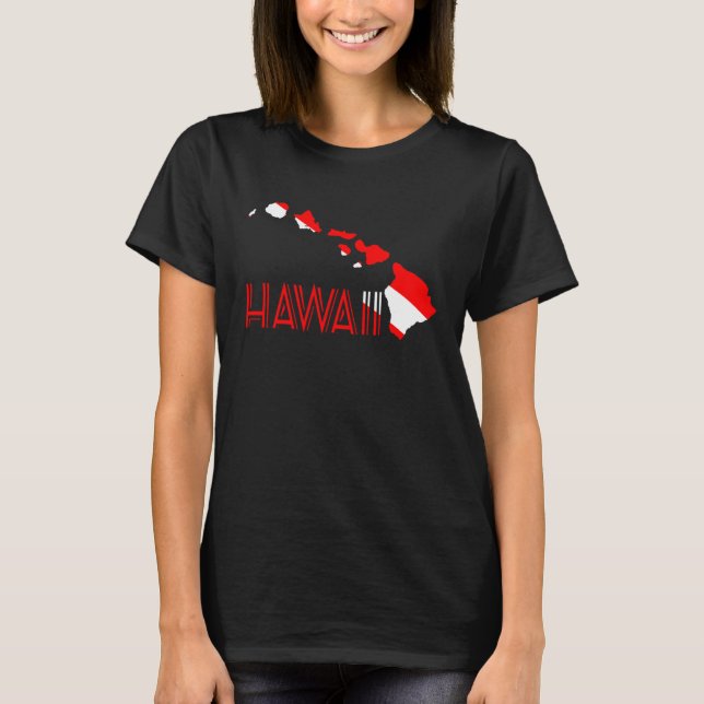 Camiseta Bandera de buceo Scuba de buceo SCUBA en Hawaii (Anverso)
