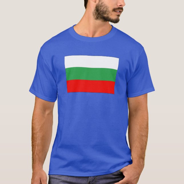 Camiseta Bandera de Bulgaria (Anverso)