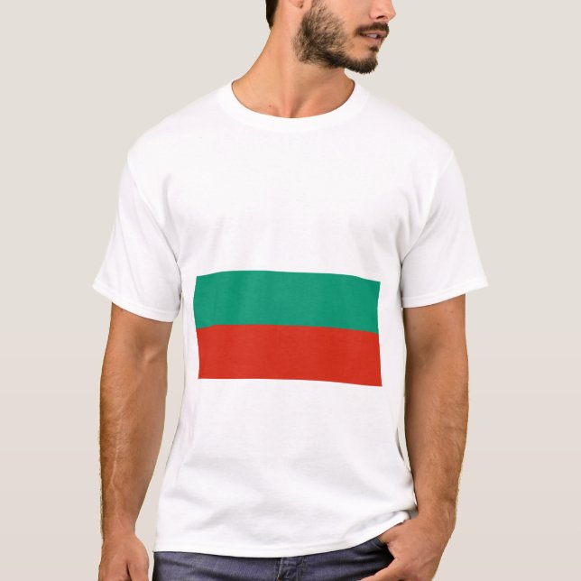 Camiseta Bandera de Bulgaria (Anverso)