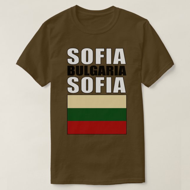 Camiseta Bandera de Bulgaria (Diseño del anverso)
