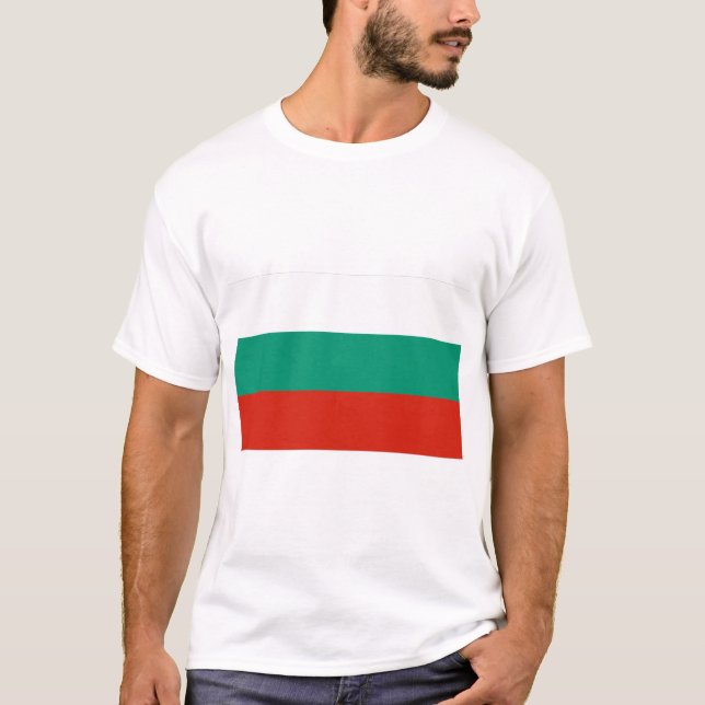 Camiseta Bandera de Bulgaria (Anverso)